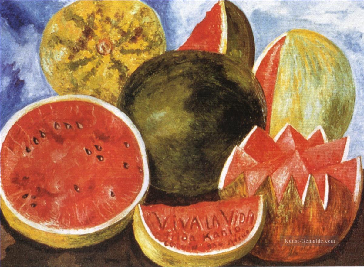 Viva la Vida Wassermelonen Frida Kahlo Ölgemälde